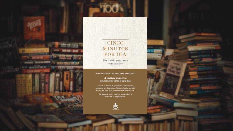Capa do livro Cinco minutos por dia: Um diário para uma vida melhor