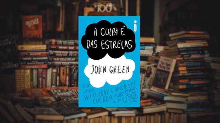 Capa do livro A culpa é das estrelas