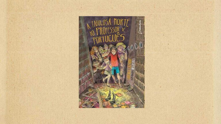 Capa do livro A fabulosa morte do professor de Português