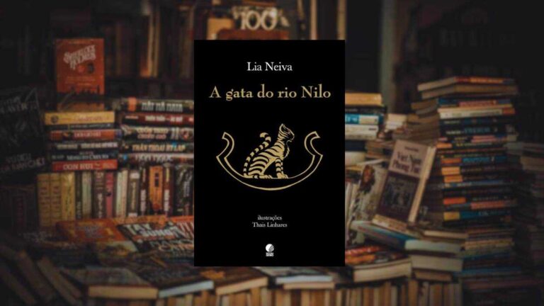 Capa do livro A gata do Rio Nilo