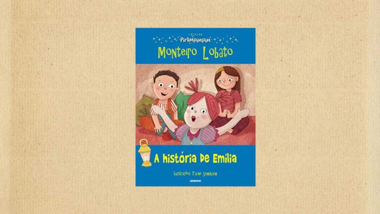 Capa do livro A história de Emília: Coleção Pirlimpimpim
