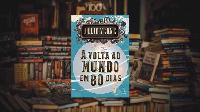 Capa do livro A volta ao mundo em 80 dias