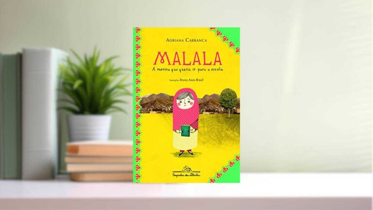 Capa do livro Malala, a menina que queria ir para a escola