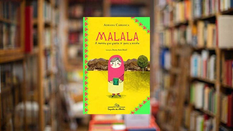 Capa do livro Malala, a menina que queria ir para a escola