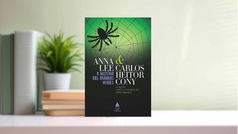 Capa do livro O mistério das aranhas verdes (Coleção Carol e o homem do terno branco)