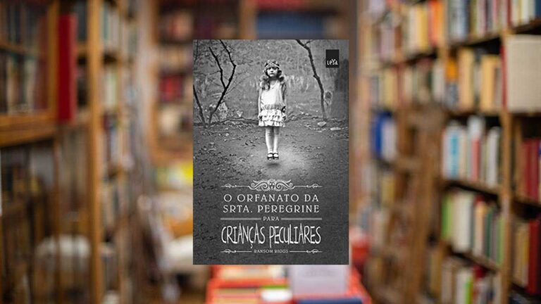 Capa do livro O Orfanato da Srta. Peregrine Para Crianças Peculiares