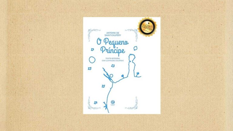 Capa do livro O Pequeno Príncipe - Edição de Luxo Almofadada (Azul)