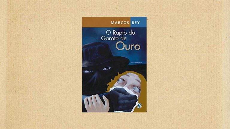 Capa do livro O rapto do garoto de ouro