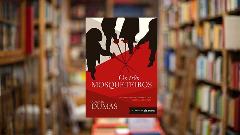 Capa do livro Os três mosqueteiros: edição bolso de luxo