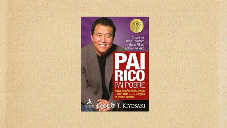 Capa do livro Pai Rico, pai Pobre: Edição de 20 Anos Atualizada e Ampliada